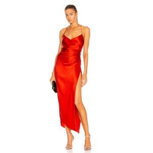 NWT THE SEI Strappy Gathered Holiday Designer Dress - REVOLVE - Size M